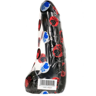 Dildo Realistico All Black con Texture Increspata e Gambo Naturale